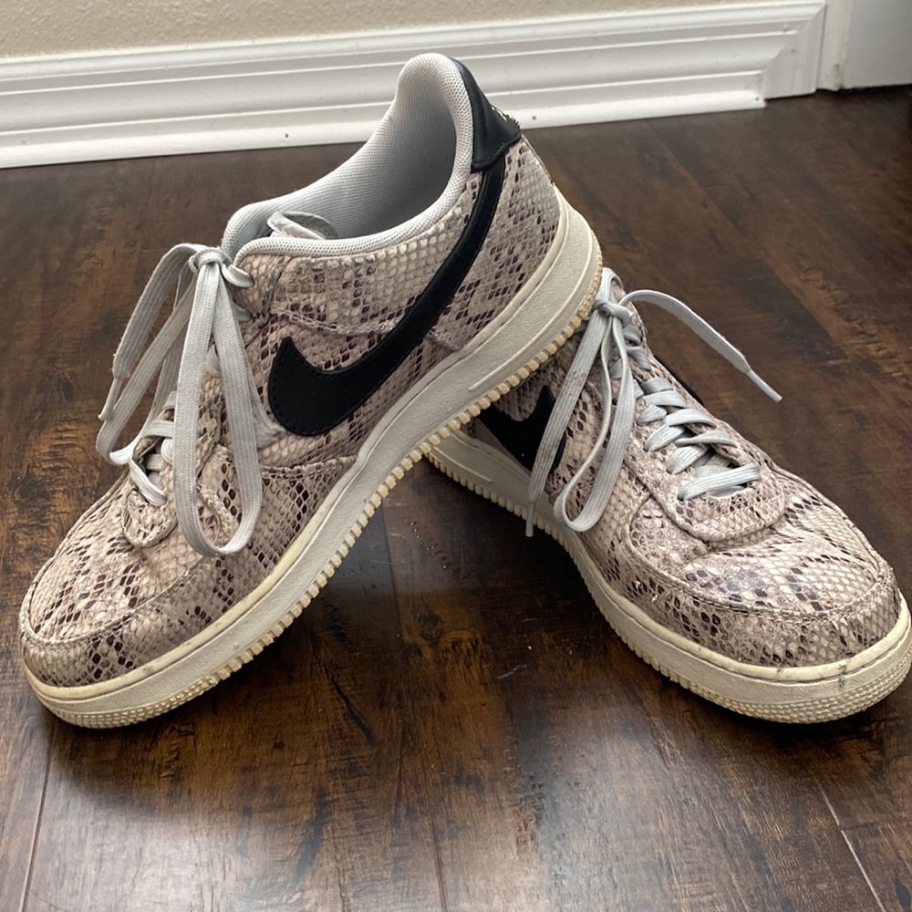 Nike Python Snake Print Air Force 1 Sneakers
